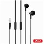 Auscultadores Stereo C/ Microfone Jack 3.5mm Preto XO