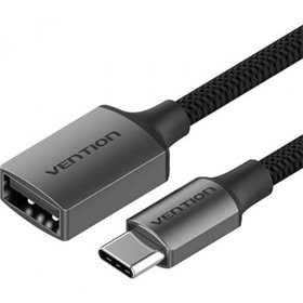 Conversor Vention CCWHB/ USB Tipo-C Macho - USB Fêmea/ 15cm