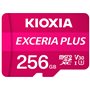 Cartão de memória micro secure digital sd kioxia 256gb exceria plus uhs - i c10 r98 com adaptador