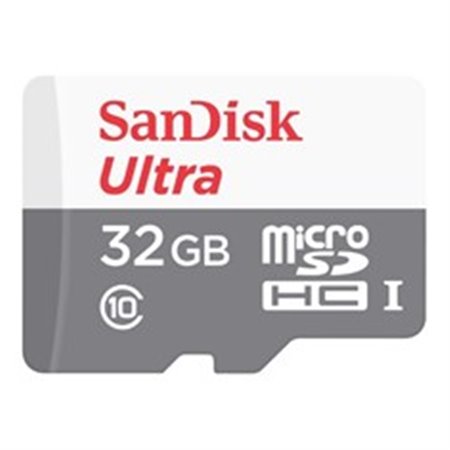 Cartão de memória micro secure digital sd hc + adaptador sandisk - 32gb - classe 10 - sdhc 100mb - s