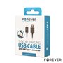Cabo USB-C 2.0 Macho / USB-A Macho 1M Preto Forever