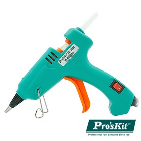 Pistola de Cola Quente 20W c/ 12 Barras Cola Proskit