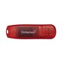 Pen drive usb 2.0 intenso arco íris 128gb vermelho
